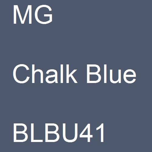 MG, Chalk Blue, BLBU41.